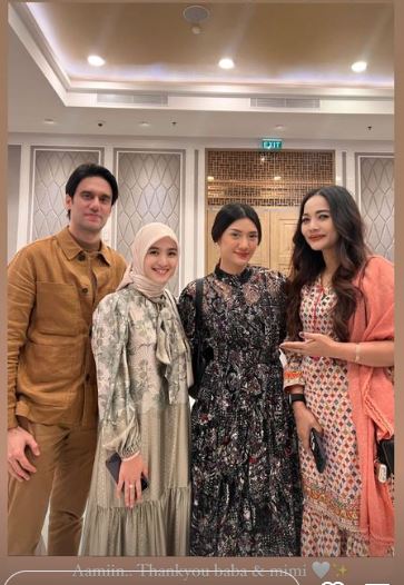 Potret artis hadiri aqiqah Gavin anak Ryana Dea © 2023 brilio.net