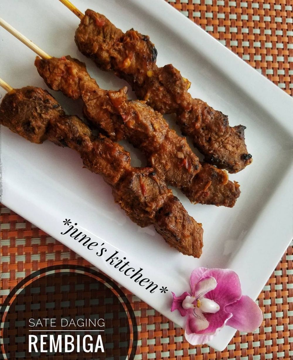 15 Resep sate daging sapi aneka bumbu, empuk, lezat, dan bikin nagih