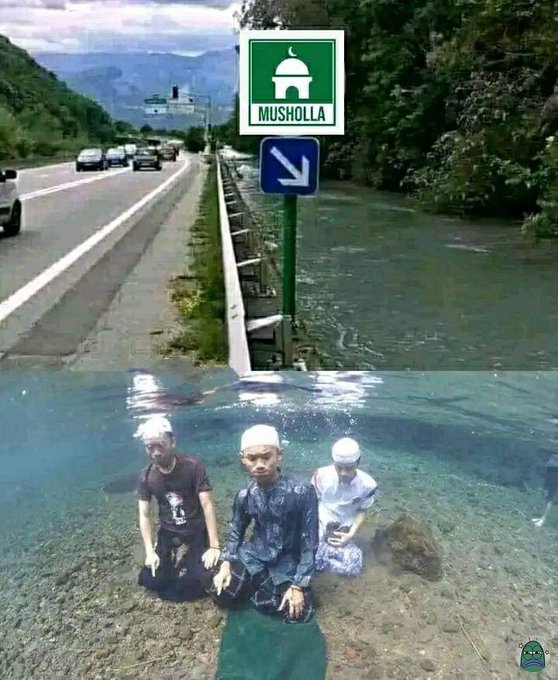 Potret kocak imbauan di plang pinggir jalan Berbagai sumber