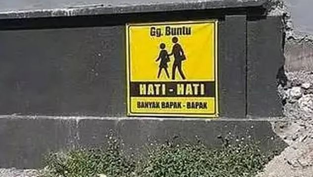 Potret kocak imbauan di plang pinggir jalan Berbagai sumber