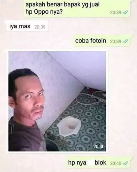 chat lucu saat transaksi online Berbagai sumber