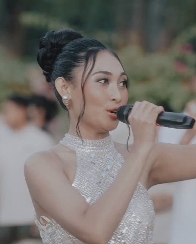 resepsi Gritte Agatha di Bali © 2023 brilio.net