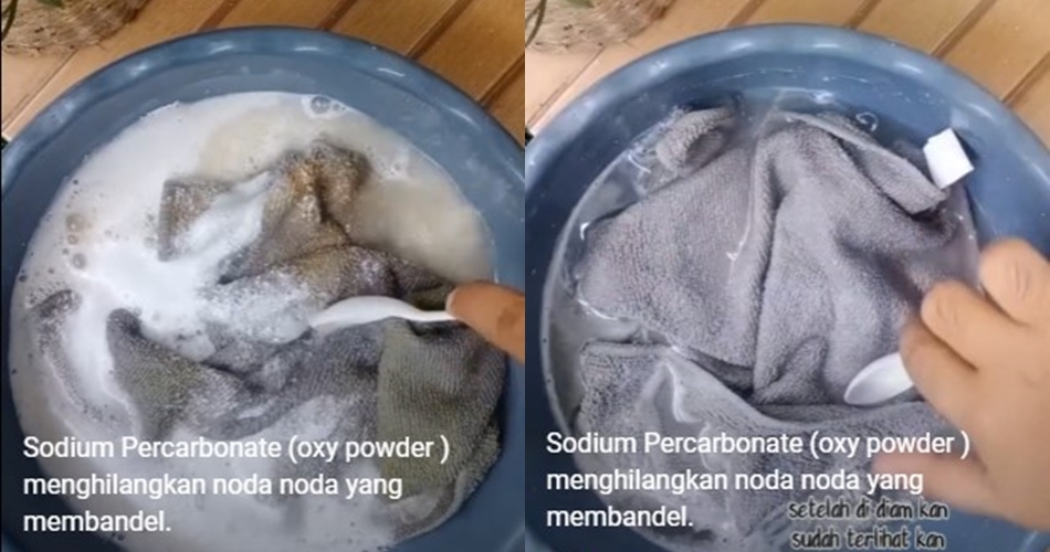 Cukup direndam 5 menit, ini cara hilangkan noda kunyit membandel di lap dapur