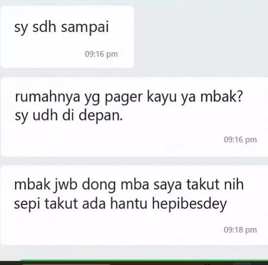 Chat driver ojol minta dimengerti  Berbagai sumber