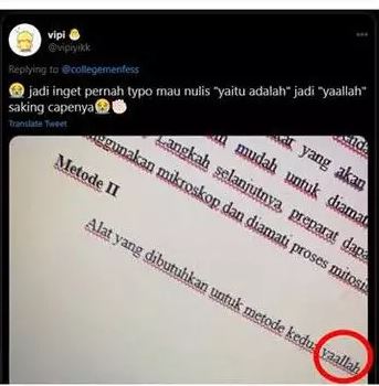 Potret kocak tulisan nyeleneh tugas mahasiswa Berbagai sumber