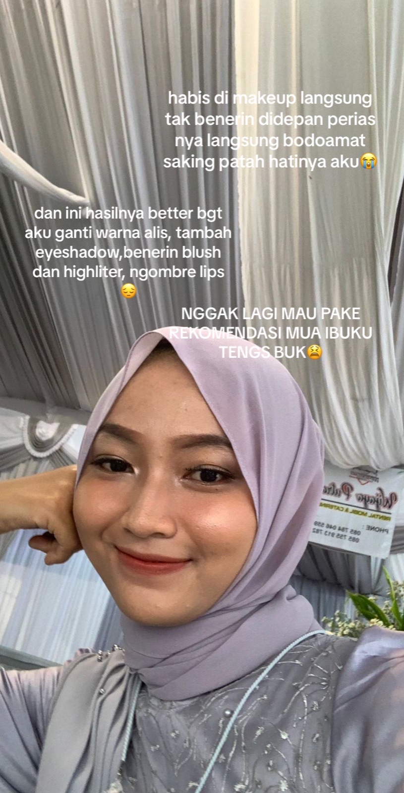 salah pilih MUA wajah mirip badut © 2023 brilio.net