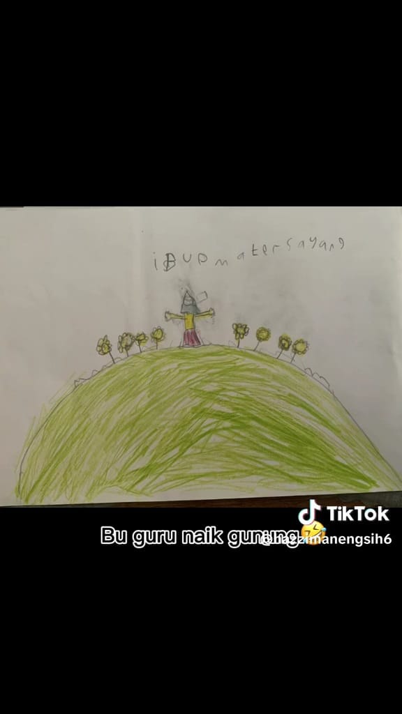 Murid disuruh gambar gurunya Berbagai sumber