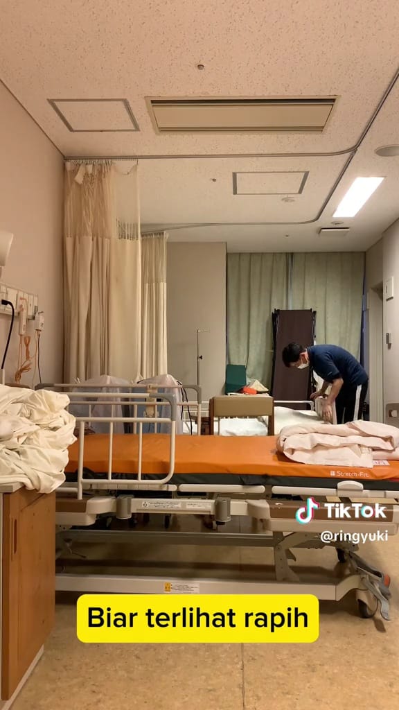 Kamar mayat nyaman alih-alih seram © TikTok Kamar mayat nyaman alih-alih seram © TikTok