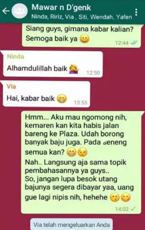 Cara ngeles saat ditagih Berbagai sumber