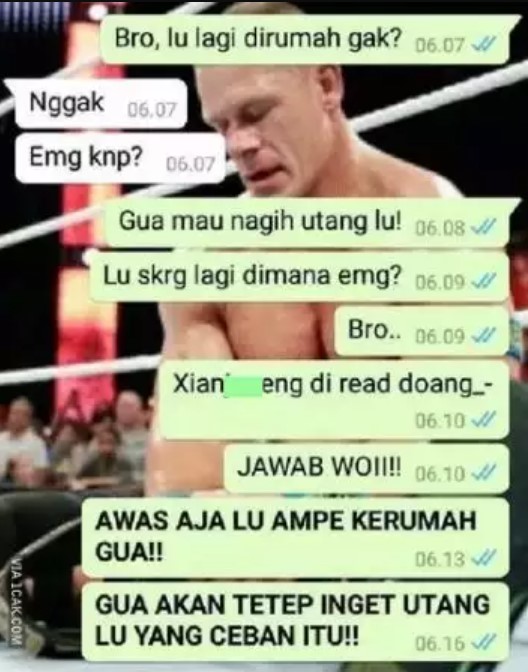 Cara ngeles saat ditagih Berbagai sumber