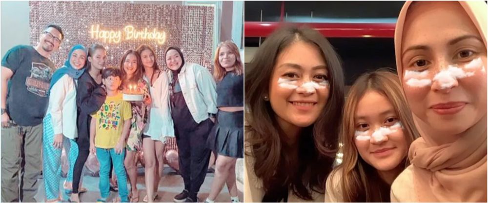 seleb dengan mantan istri suami © berbagai sumber