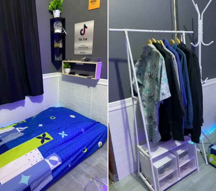 makeover kamar sempit estetik © TikTok
