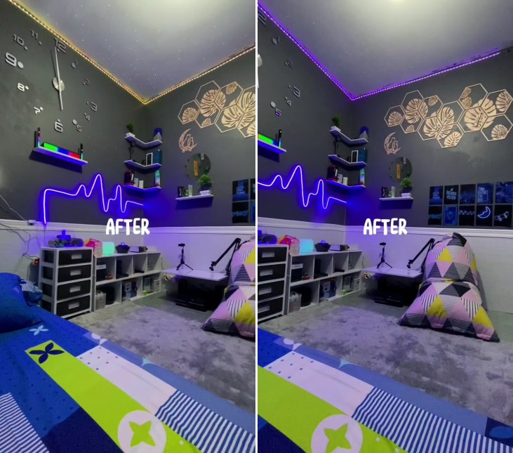 makeover kamar sempit estetik © TikTok