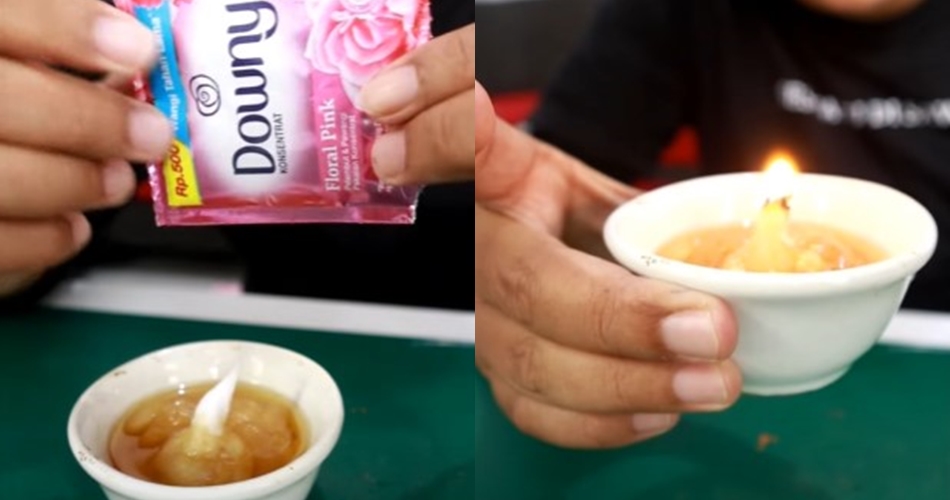 Bukan pakai kopi, ini cara bikin lilin pengusir nyamuk cuma tambah 1 bahan dapur