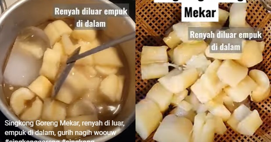 Tanpa digoreng dua kali, ini trik bikin singkong goreng agar mekar, empuk, dan renyah