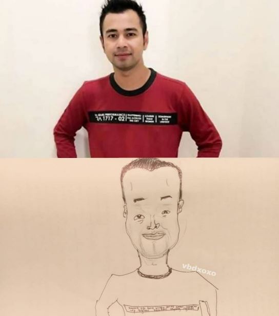 Potret kocak sketsa lukisan artis Indonesia Berbagai sumber