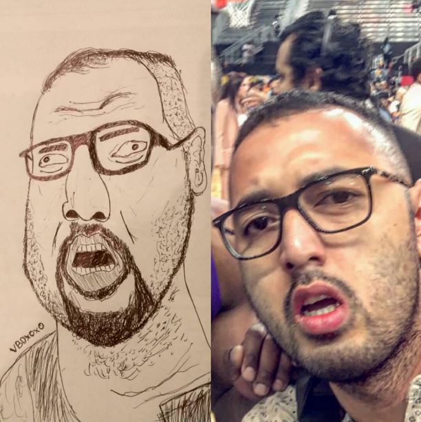 Potret kocak sketsa lukisan artis Indonesia Berbagai sumber