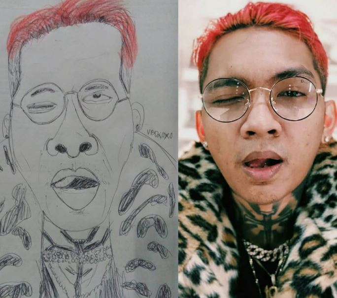 Potret kocak sketsa lukisan artis Indonesia Berbagai sumber