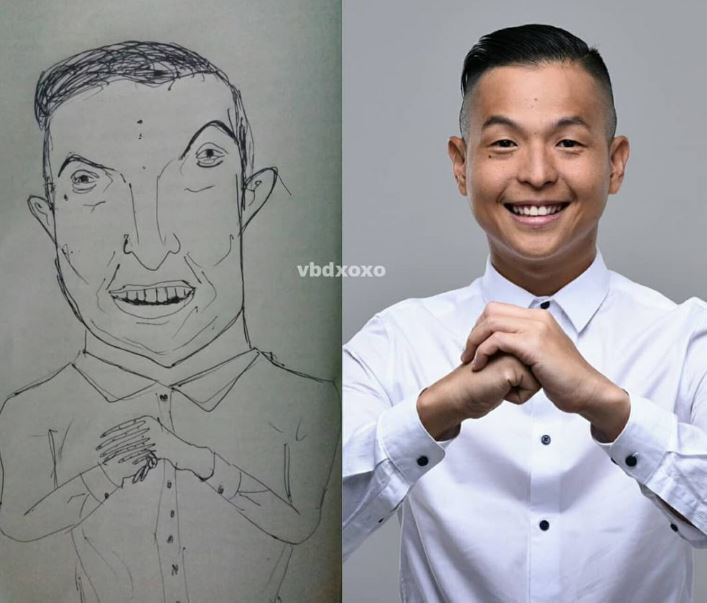 Potret kocak sketsa lukisan artis Indonesia Berbagai sumber