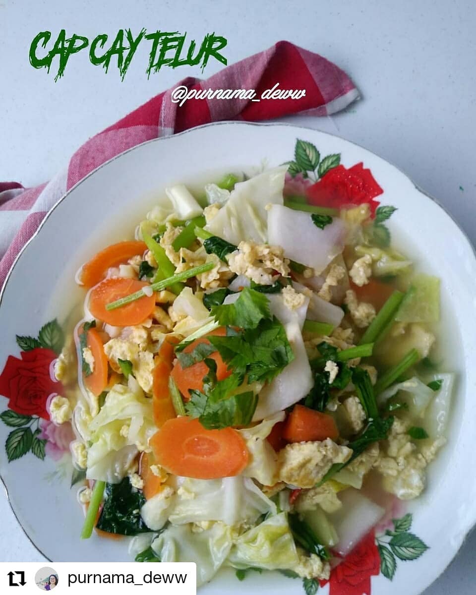 13 Resep tumis sawi putih dan telur, sederhana, gurih, dan bikin nambah nasi