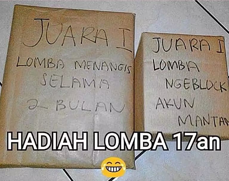 Potret kocak juara lomba Berbagai sumber Potret kocak juara lomba Berbagai sumber