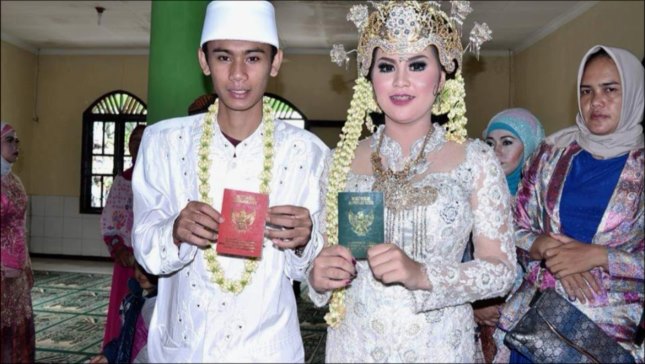 pengantin makeup gagal © TikTok