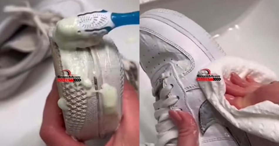 Jangan cuma pakai pasta gigi, ini trik agar sepatu kotor kinclong lagi tambah 2 bahan dapur