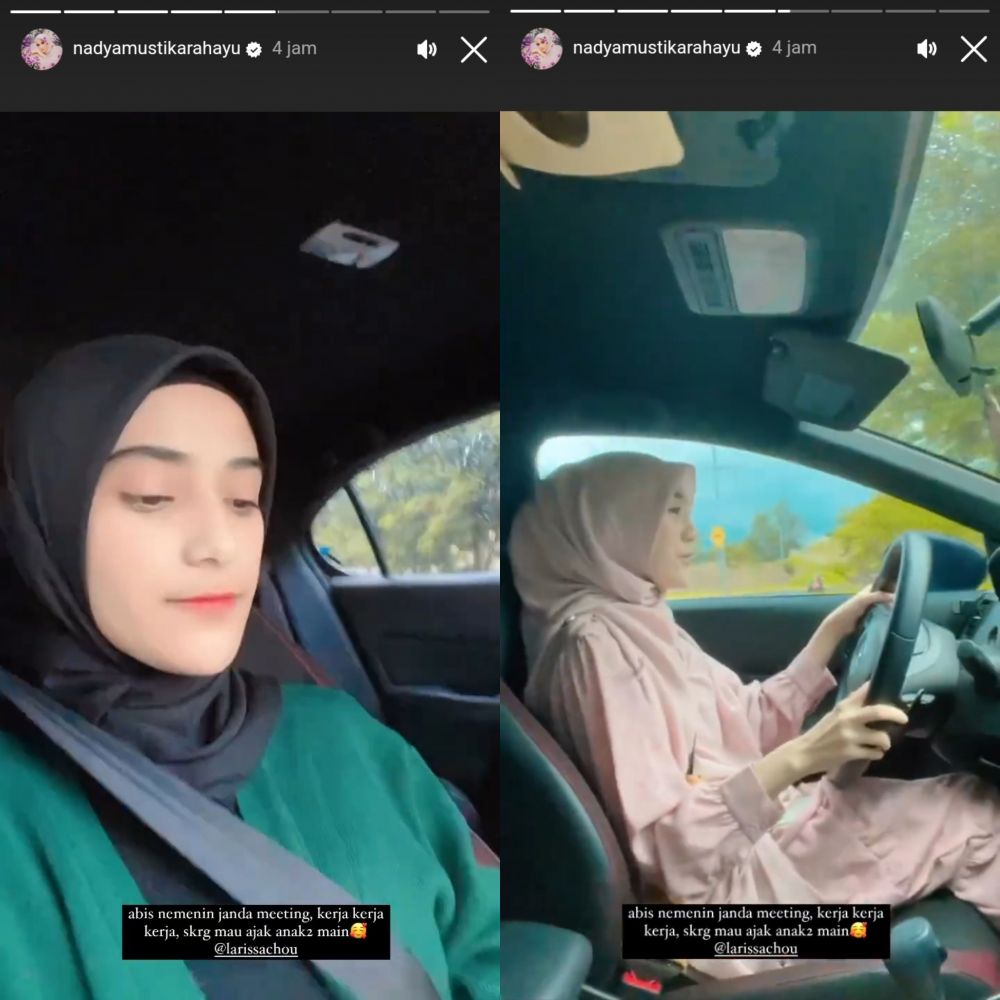 kedekatan Nadya Mustika dengan Larissa Chou © Instagram