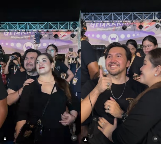 David Bayu menangis mendengar lagu Naif © Instagram