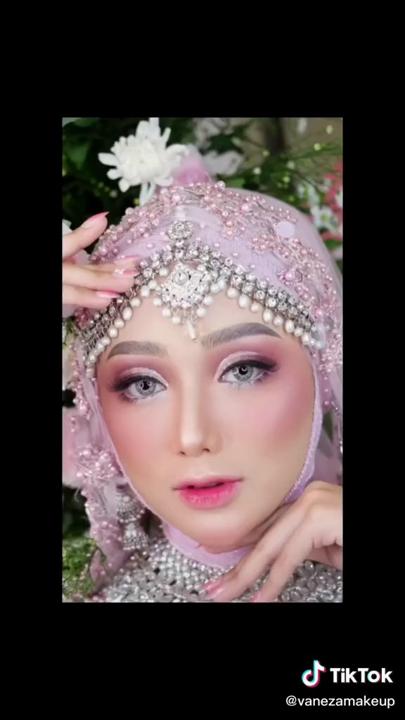 transformasi pengantin hijab © TikTok