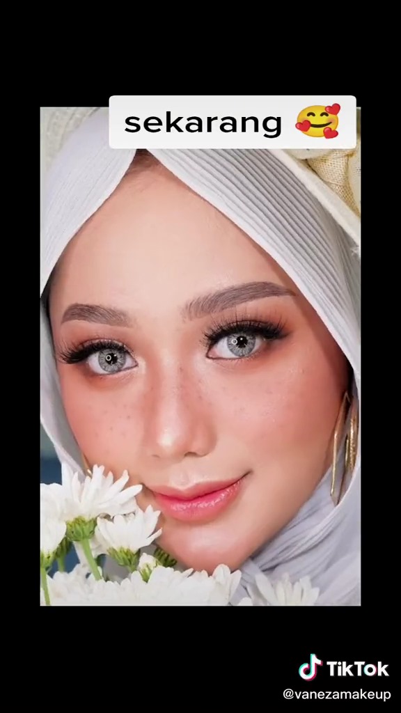 transformasi pengantin hijab © TikTok