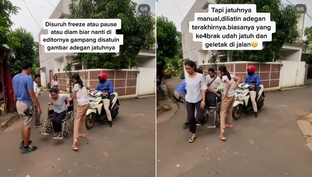 dibalik layar tabrakan © TikTok