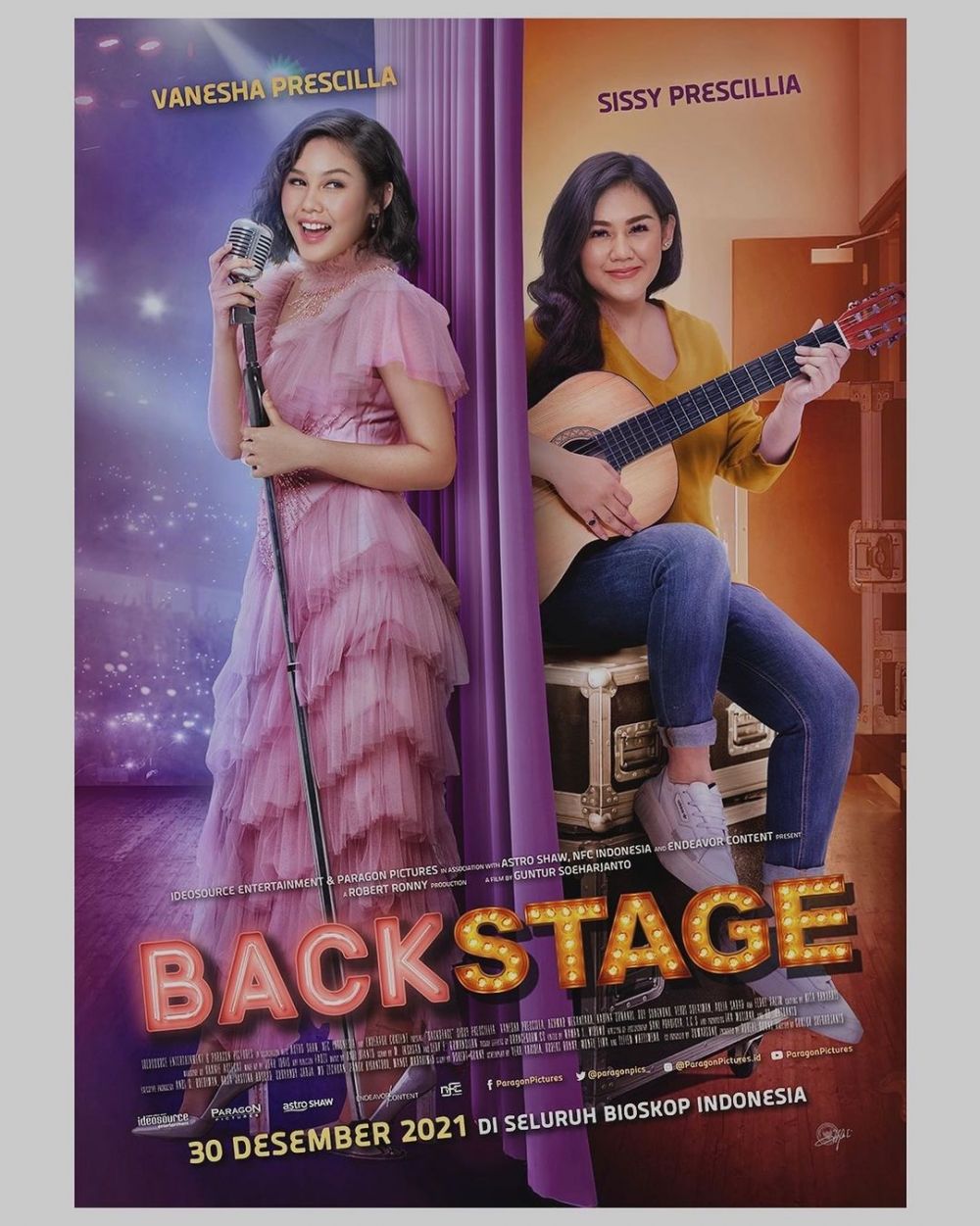 transformasi Vanesha Prescilla pemeran Milea Instagram