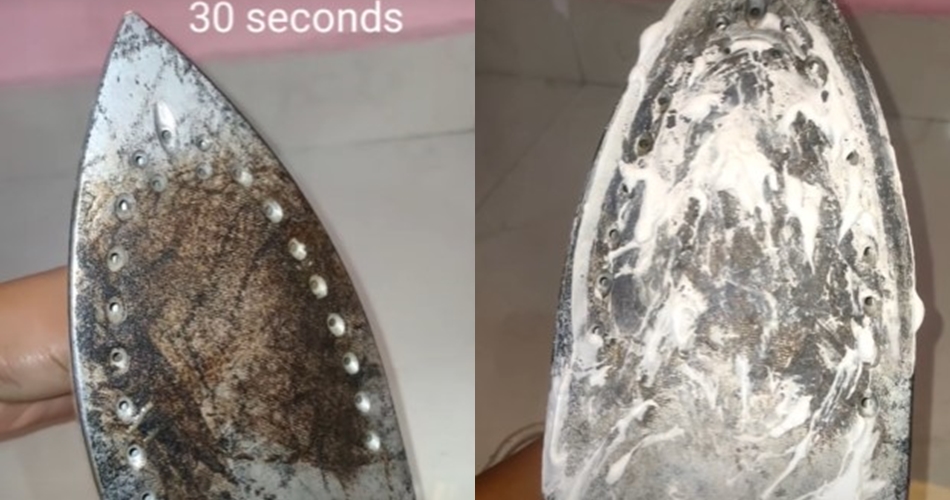 Jangan cuma pakai pasta gigi, ini cara bersihkan kerak gosong di setrika dengan tambahan 2 bahan dapur