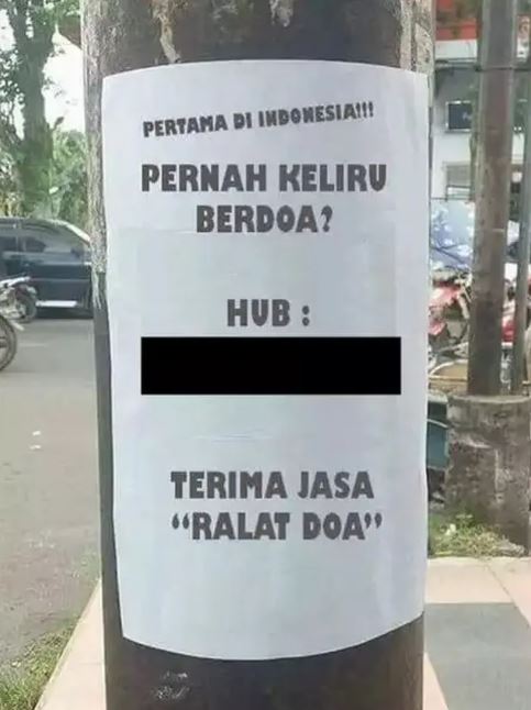 pengumuman tiang listrik © berbagai sumber