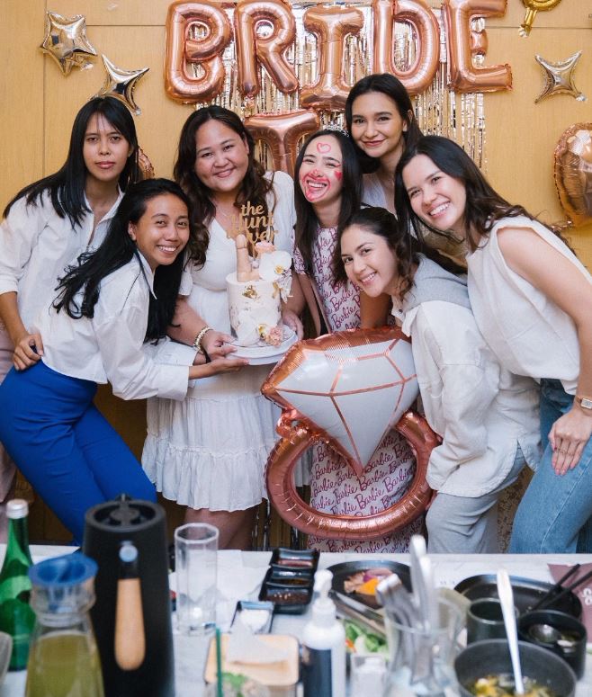 Momen bridal shower Pamela Bowie, kehadiran Jessica Mila bikin salfok TikTok