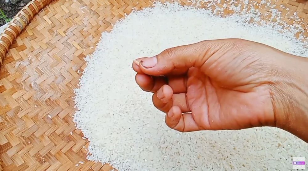 Cuma pakai 1 jenis daun, begini trik menyimpan beras agar bebas kutu dan tak bau apek