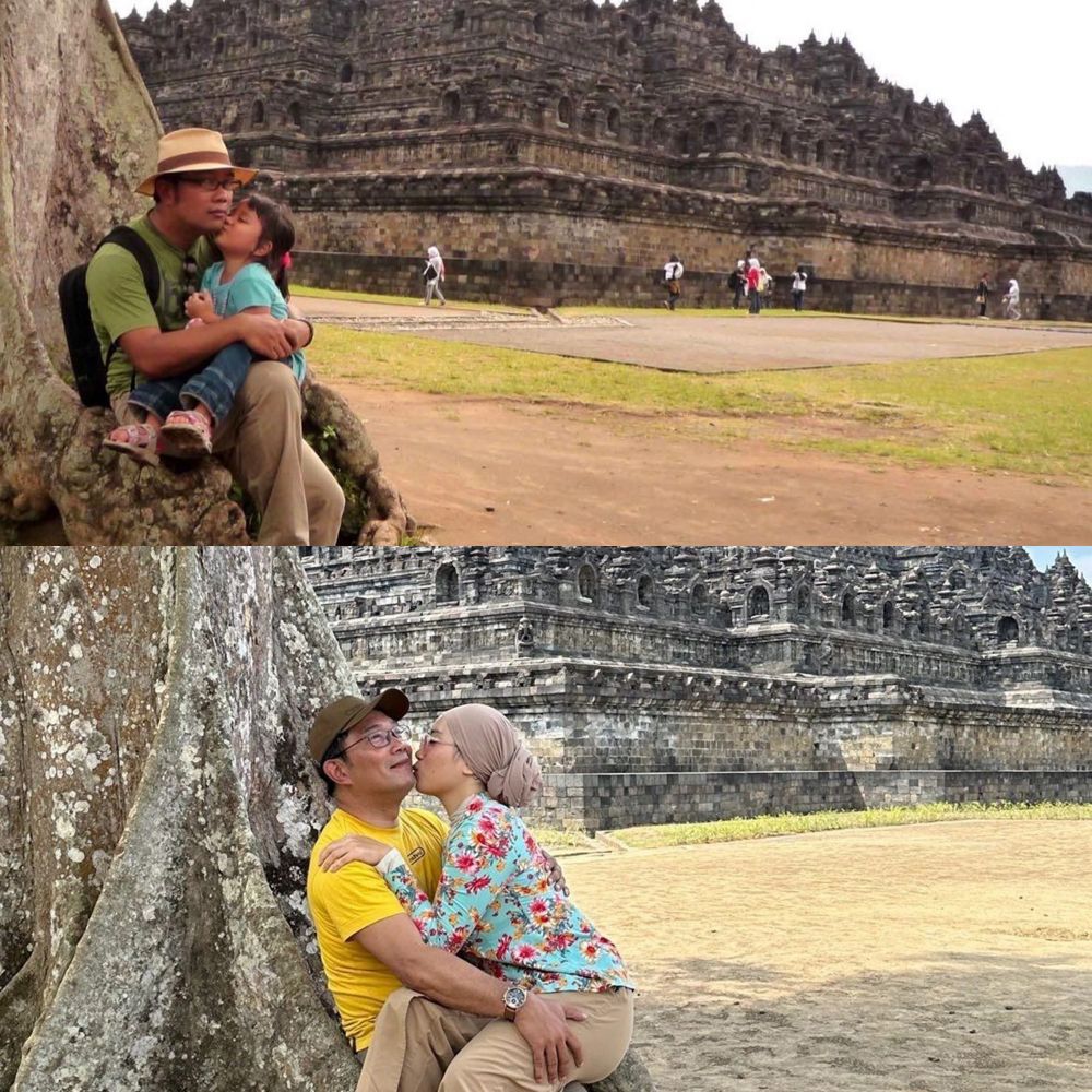 momen ridwan kamil liburan ke jogja © berbagai sumber