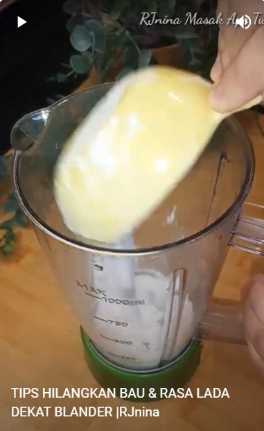 Trik mudah menghilangkan bau cabai di blender, ampuh tanpa air panas