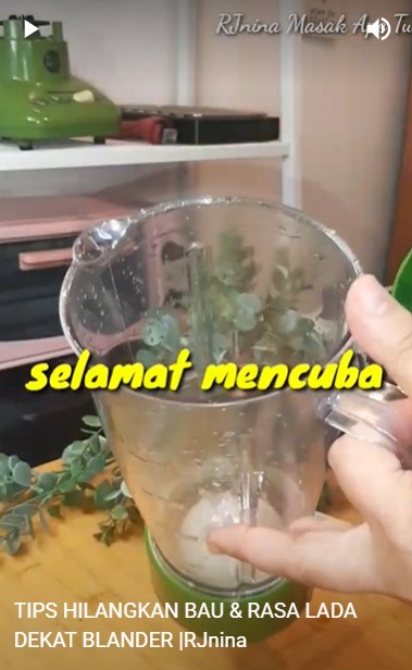 Trik mudah menghilangkan bau cabai di blender, ampuh tanpa air panas