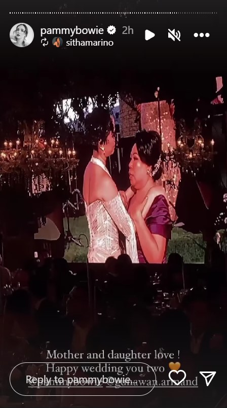 momen resepsi nikah Pamela Bowie © 2023 brilio.net momen resepsi nikah Pamela Bowie © 2023 brilio.net