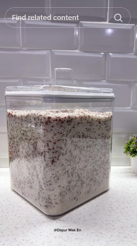 Tanpa daun jeruk, begini trik menyimpan beras agar tidak berkutu pakai 1 bahan dapur