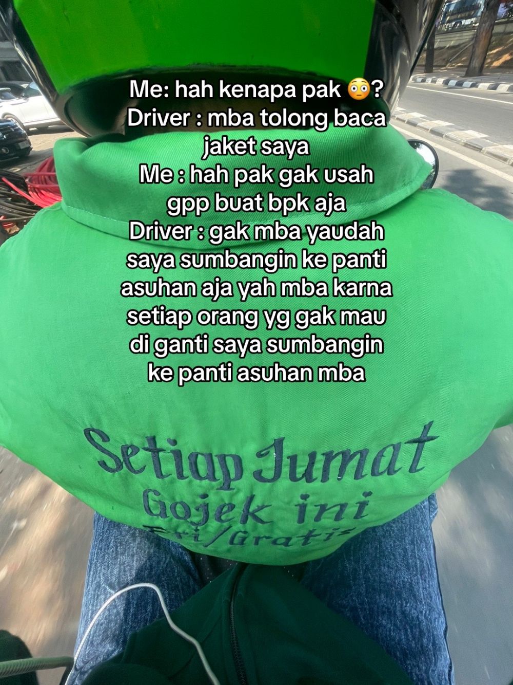 momen driver ojol gratiskan penumpang TikTok momen driver ojol gratiskan penumpang TikTok