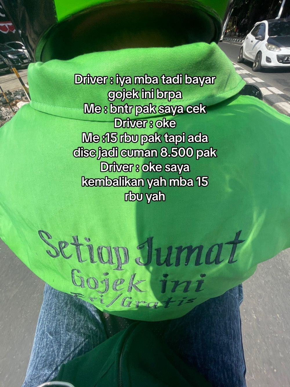 momen driver ojol gratiskan penumpang TikTok momen driver ojol gratiskan penumpang TikTok