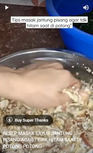 Tak perlu direbus, ini trik bikin tumis jantung pisang agar tidak pahit dan menghitam