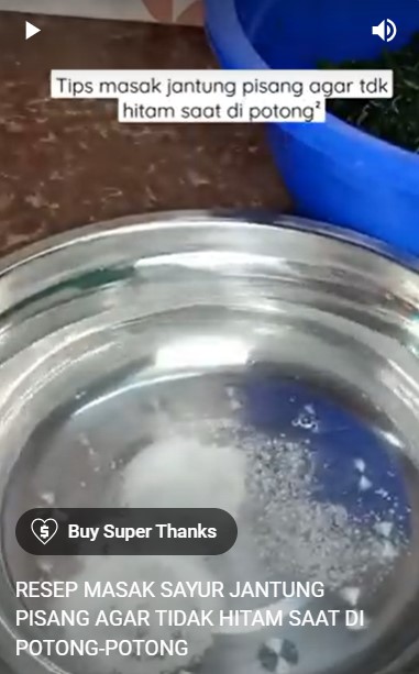 Tak perlu direbus, ini trik bikin tumis jantung pisang agar tidak pahit dan menghitam