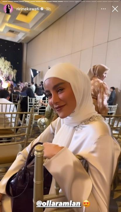 gaya seleb di acara tujuh bulanan kehamilan aurel hermansyah © berbagai sumber