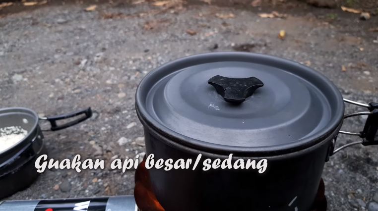 Cara mudah masak nasi pakai nesting, hasilnya matang sempurna dan antigosong