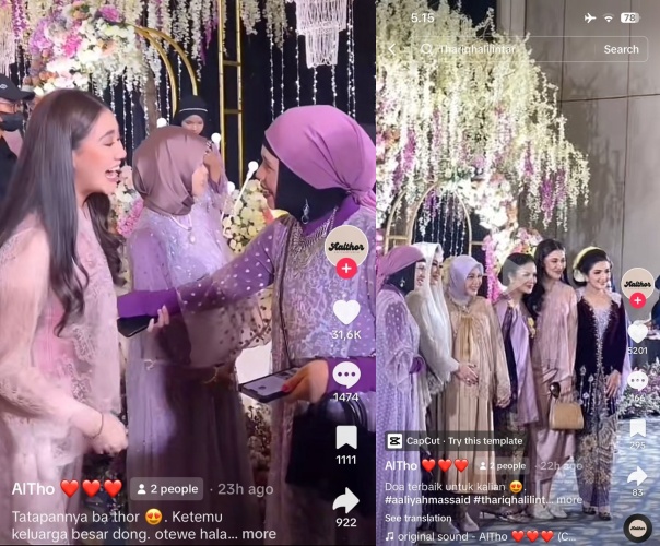 Reza ungkap kedekatan Aaliyah dan Thariq © Instagram Reza ungkap kedekatan Aaliyah dan Thariq © Instagram