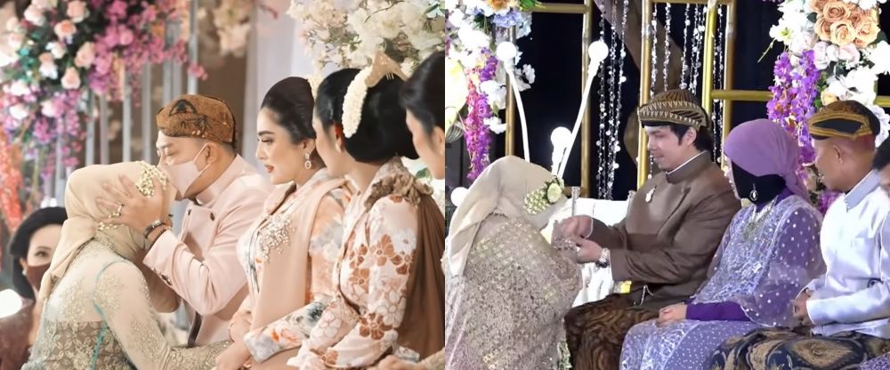 beda gaya tujuh bulanan pertama dan kedua Aurel © berbagai sumber